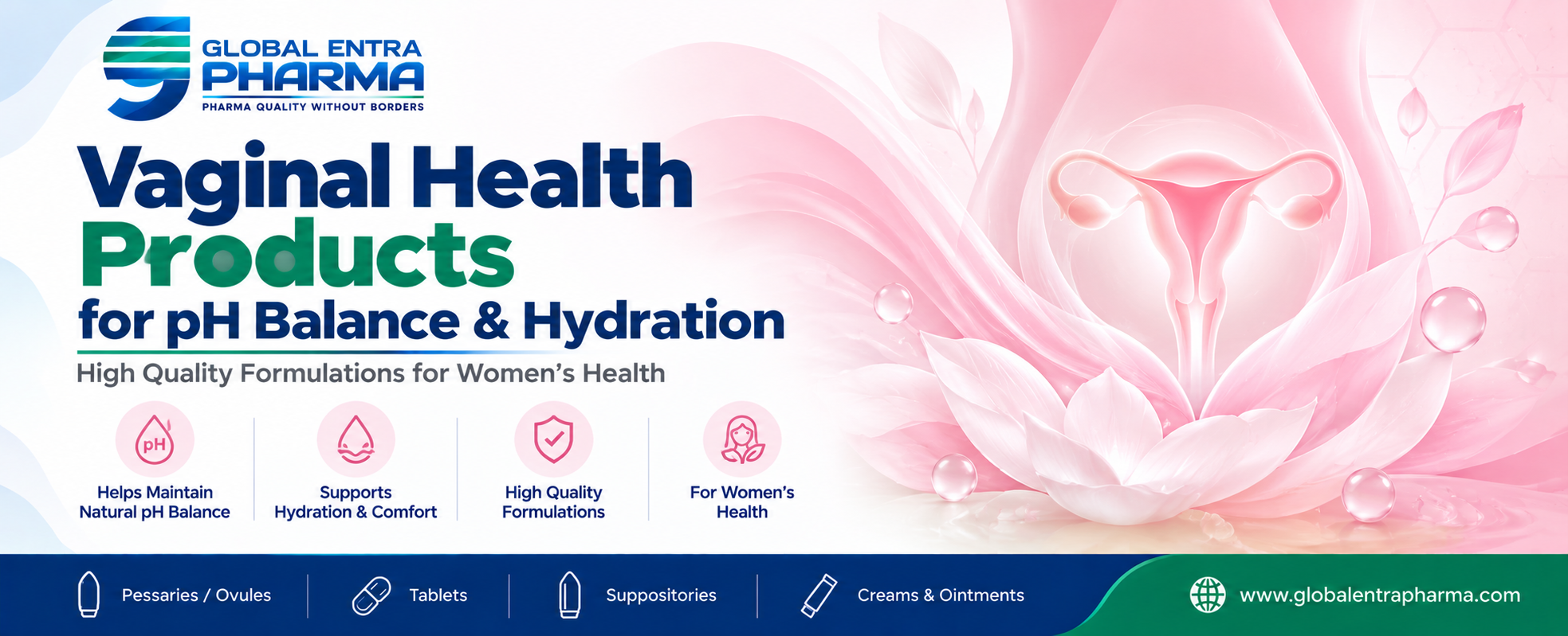 Vaginal Health Products for pH Balance & Hydration
